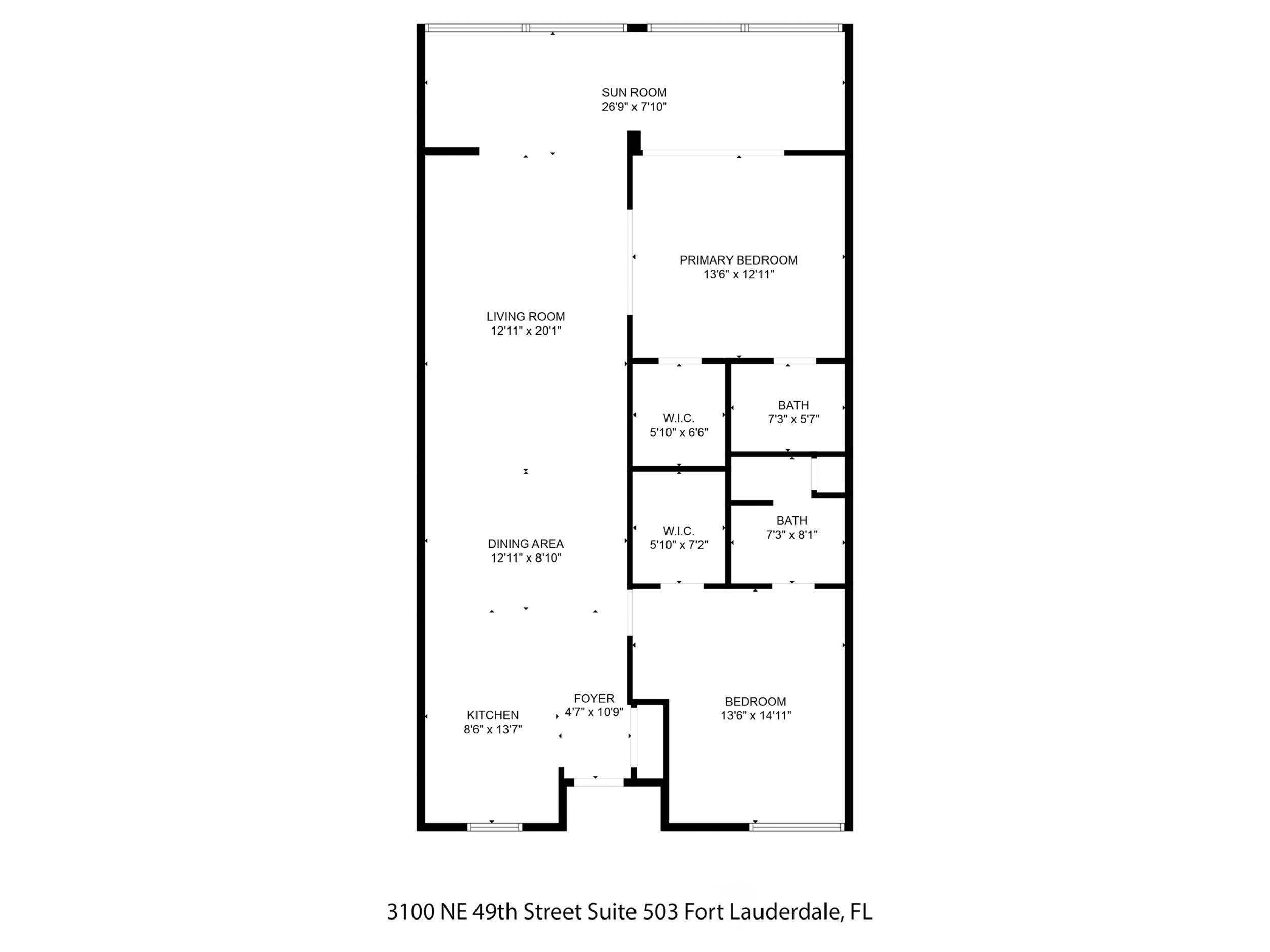 3100 NE 49th #503, Fort Lauderdale FL 33308