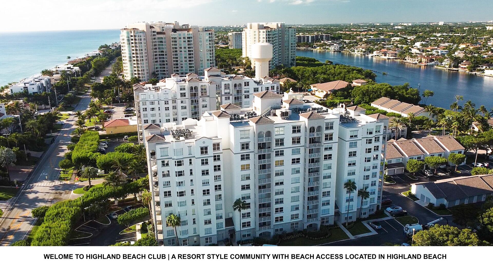 3606 S OCEAN #603, Highland Beach FL 33487