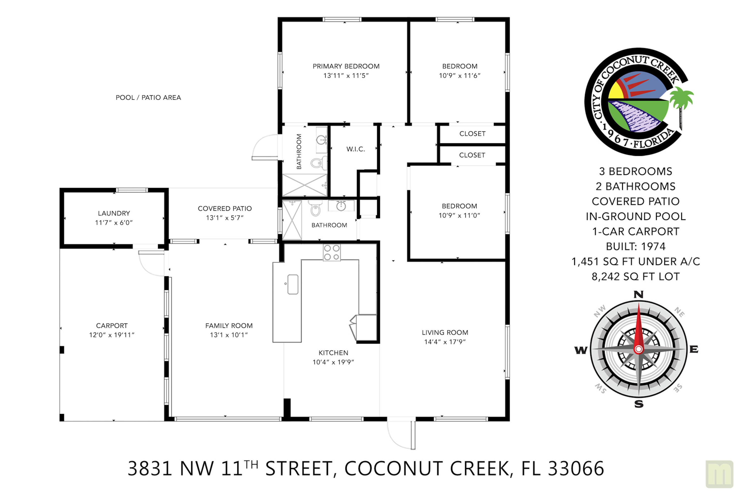 3831 NW 11TH, Coconut Creek FL 33066