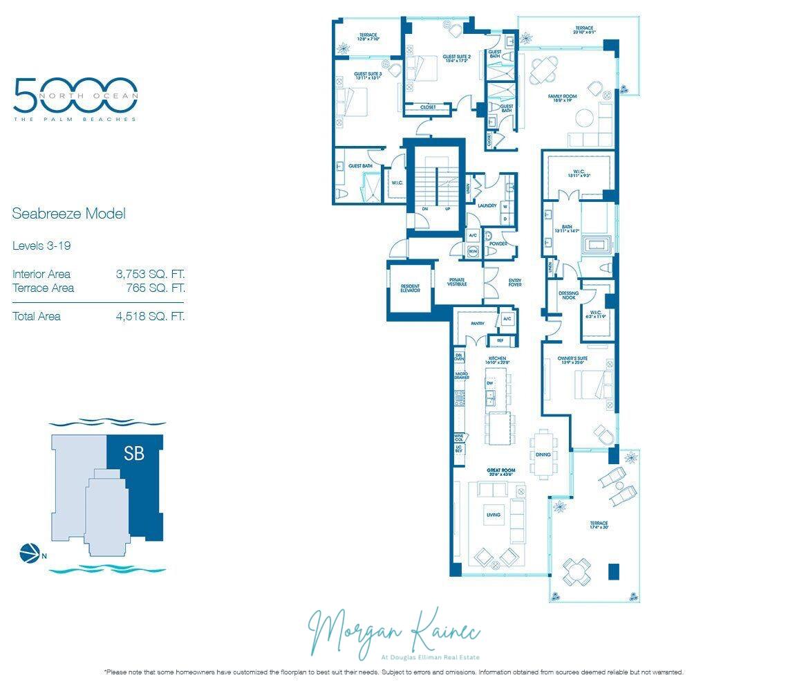 5000 N OCEAN #603, Singer Island FL 33404