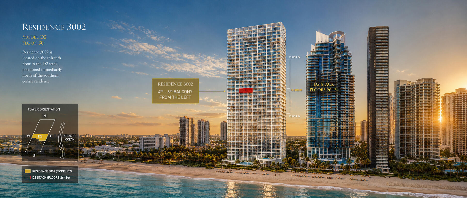 16901 Collins #3002, Sunny Isles Beach FL 33160