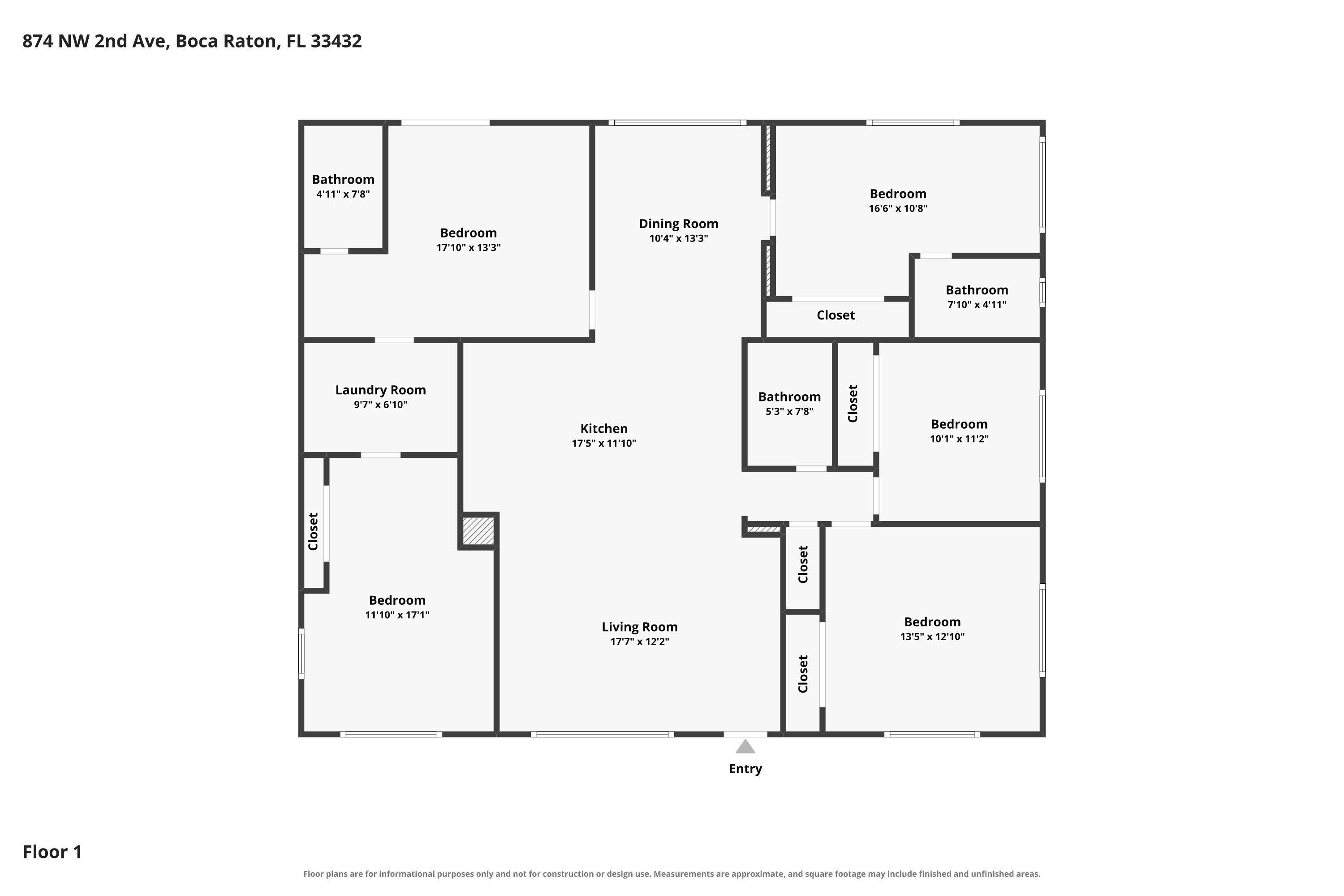 874 NW 2ND, Boca Raton FL 33432