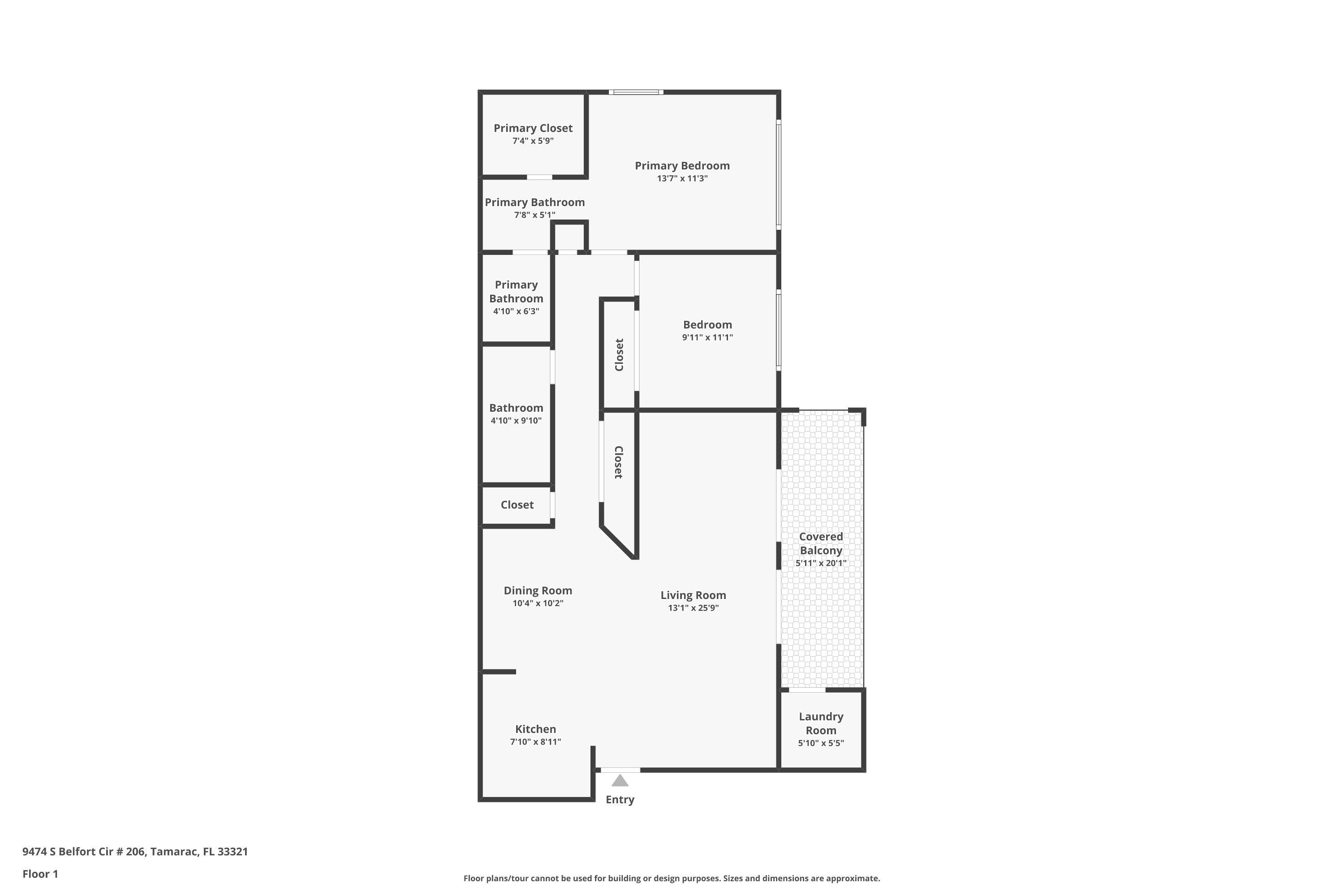 9474 S BELFORT #206, Tamarac FL 33321
