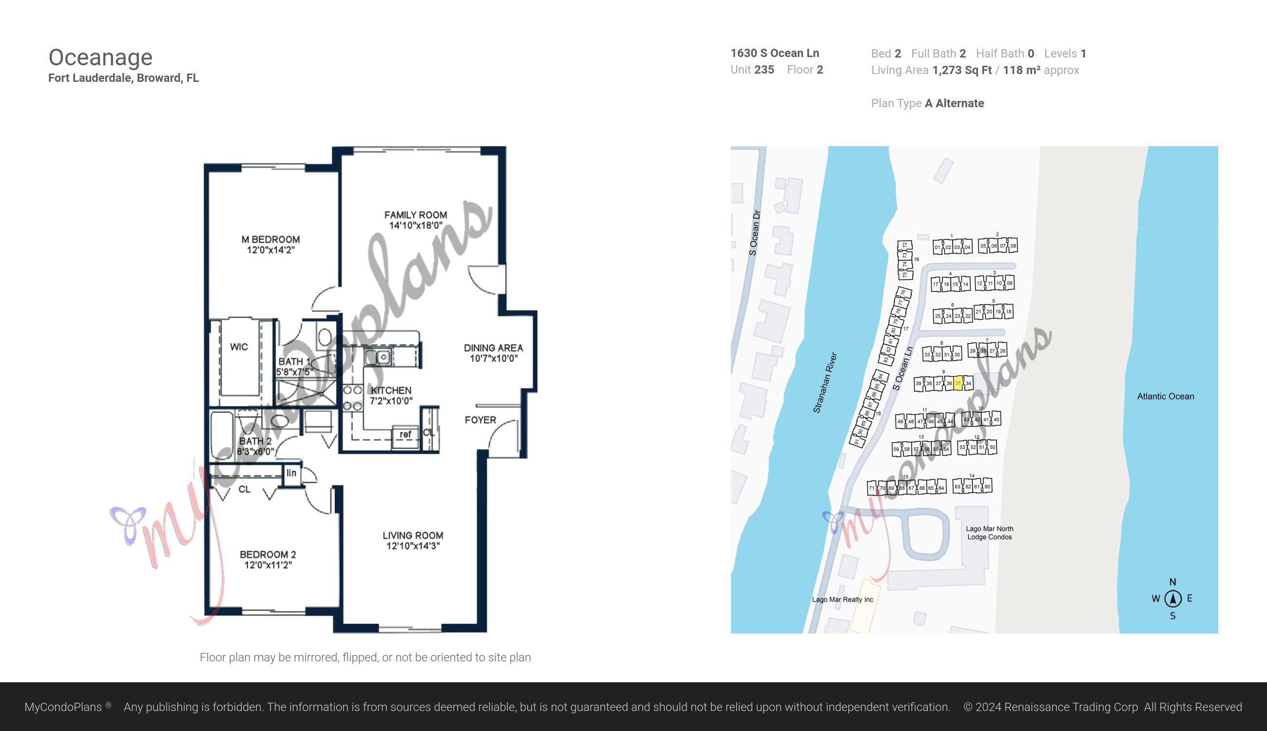 1630 S OCEAN #235, Fort Lauderdale FL 33316