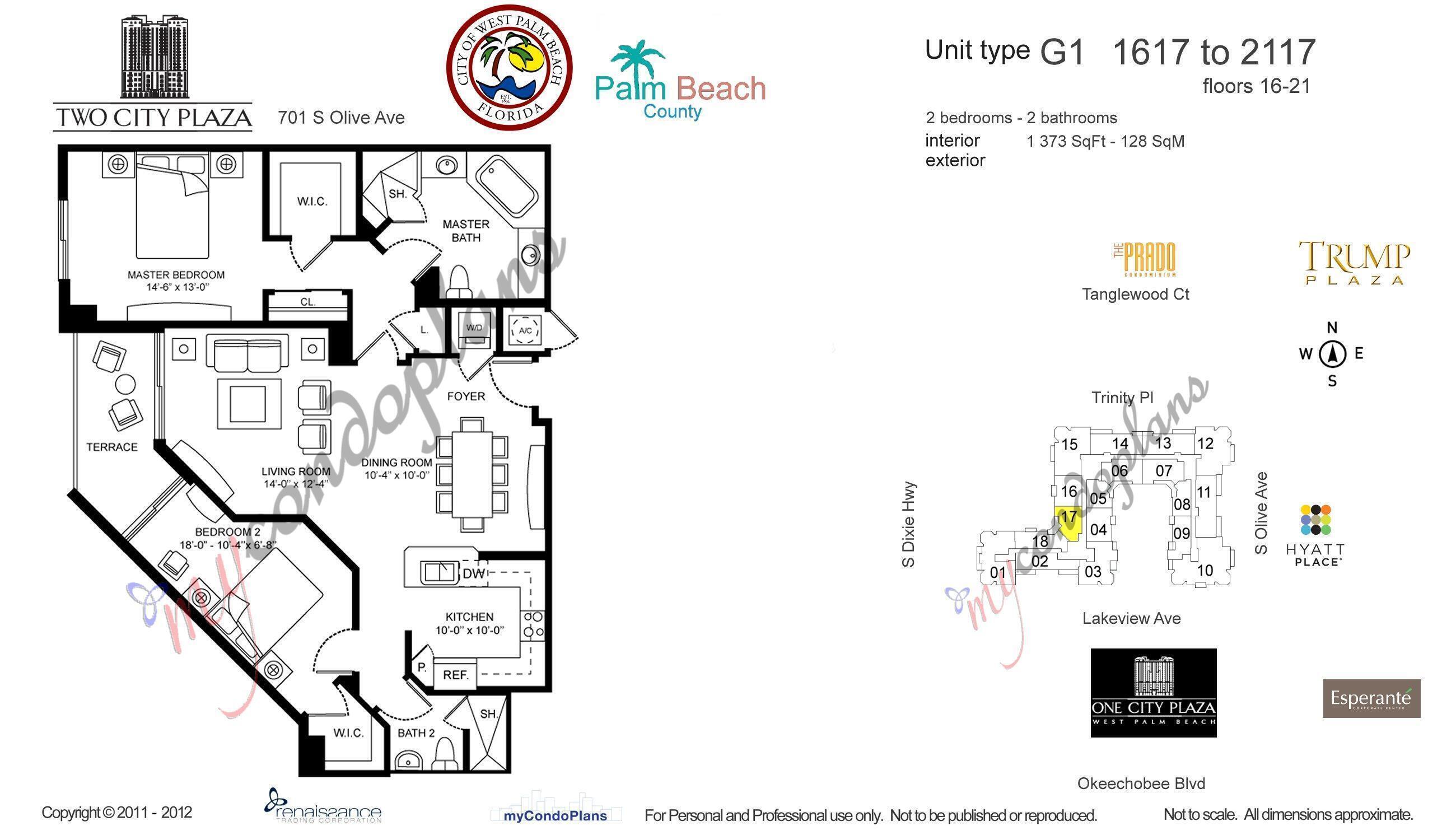 701 S OLIVE #1817, West Palm Beach FL 33401