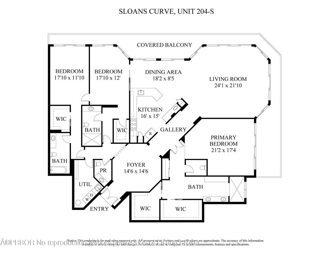 2000 S OCEAN #204S, Palm Beach FL 33480