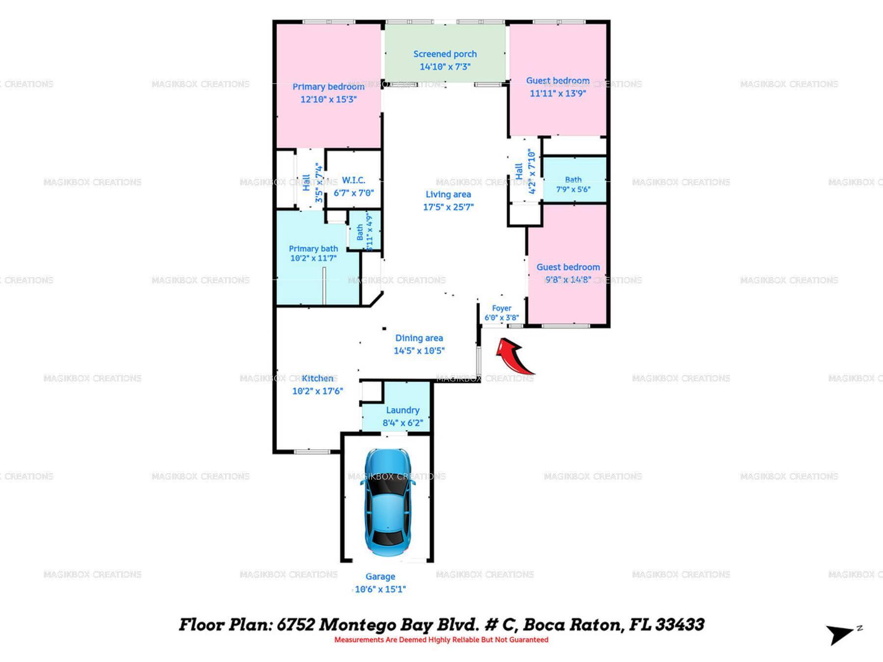6752 Montego Bay Boulevard #Unit C, Boca Raton FL 33433