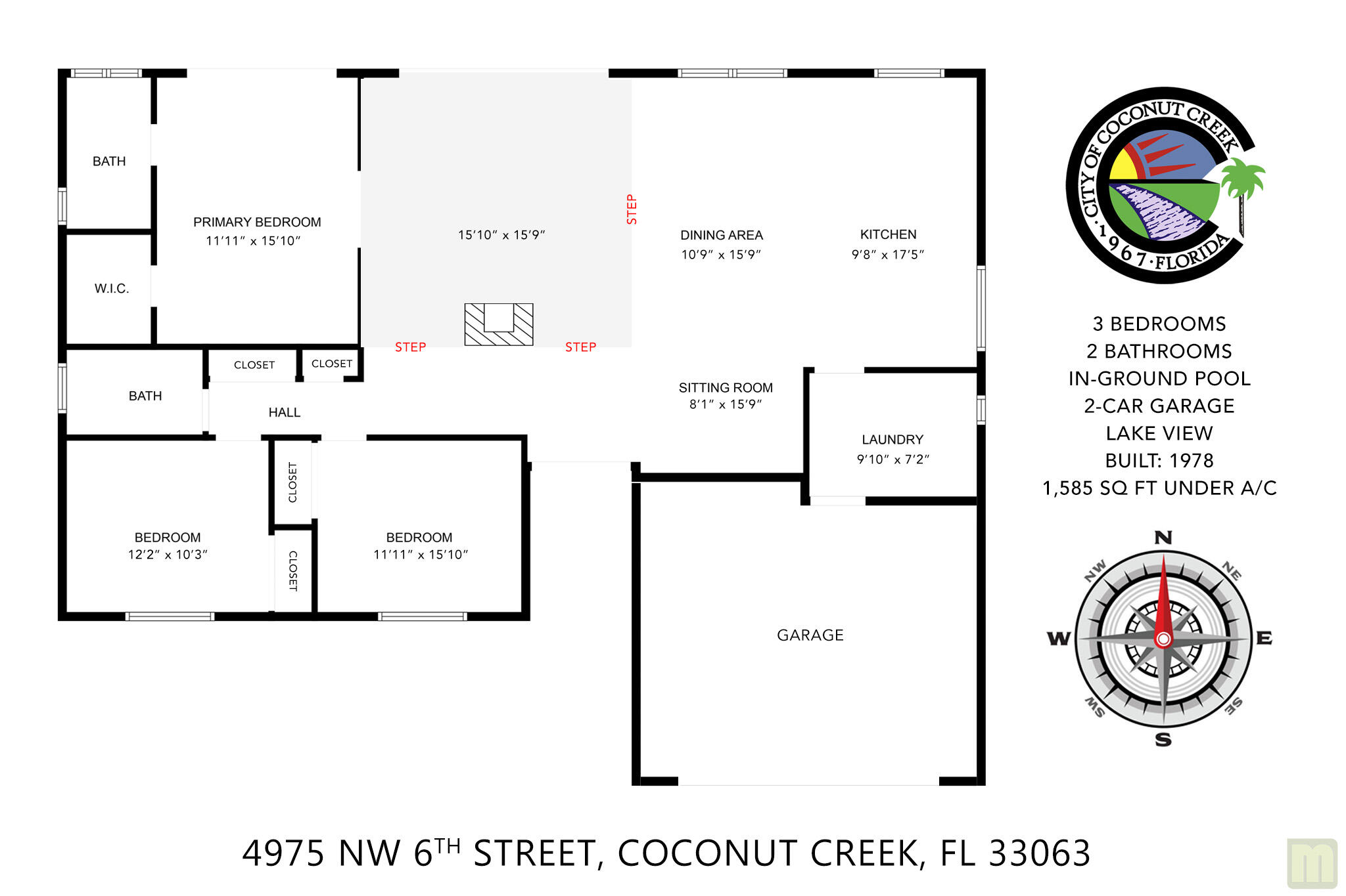 4975 NW 6TH, Coconut Creek FL 33063