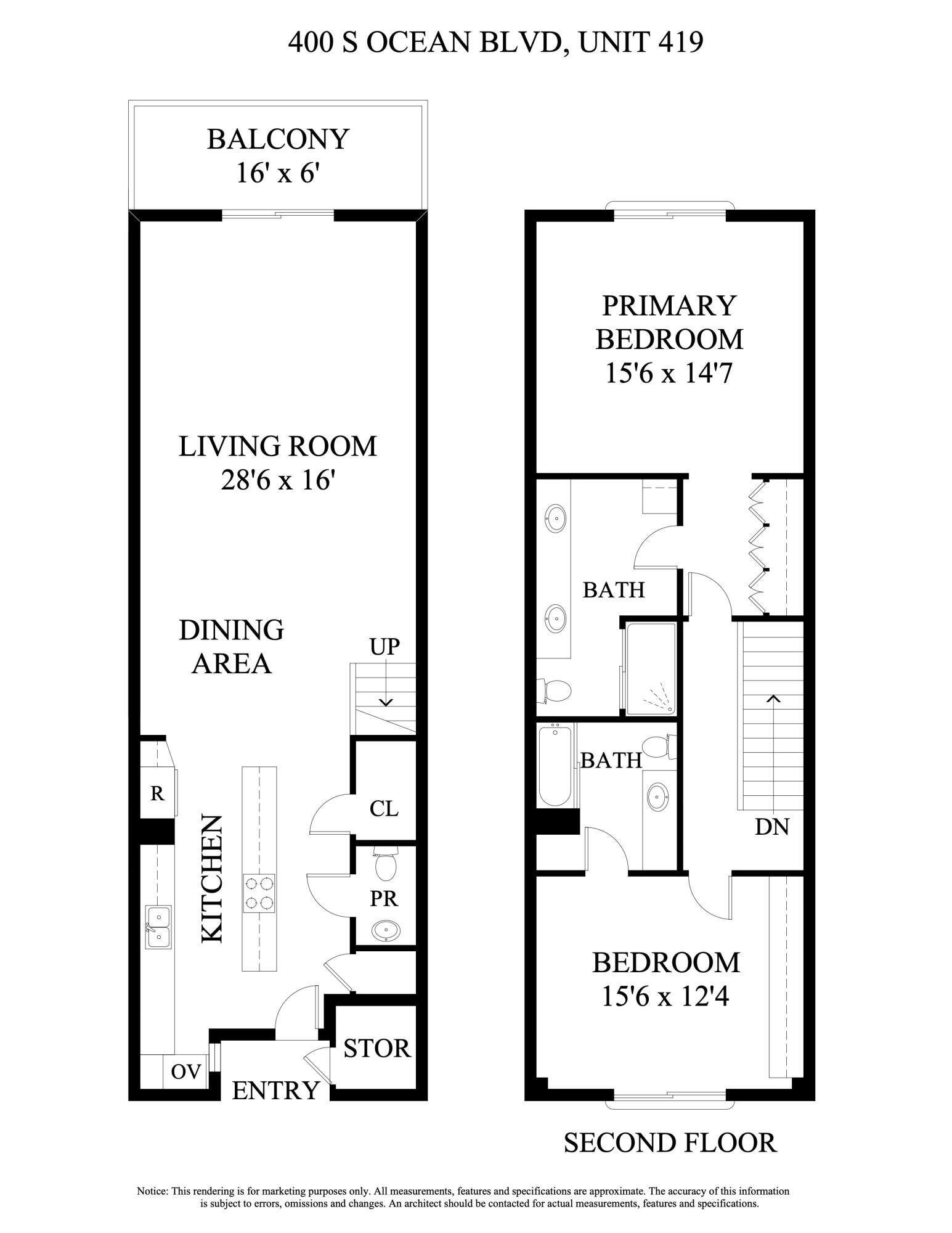 400 S Ocean #419, Palm Beach FL 33480
