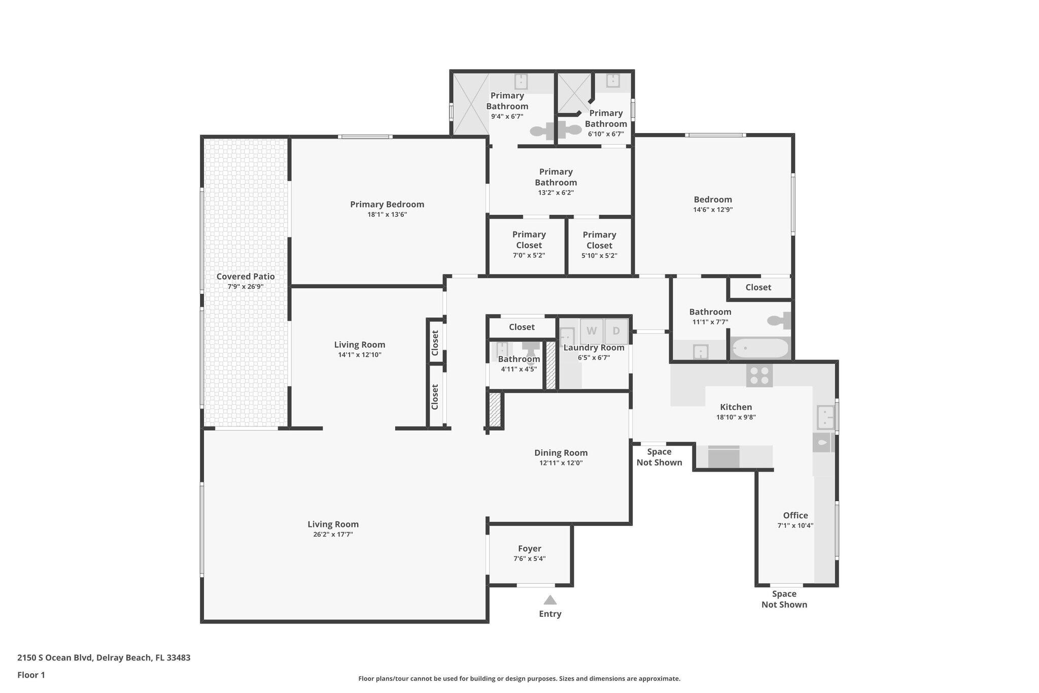 2150 S Ocean #1B, Delray Beach FL 33483