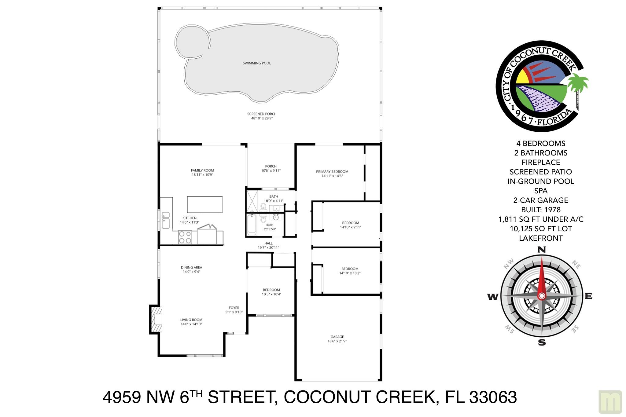 4959 NW 6TH, Coconut Creek FL 33063