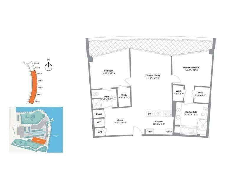 465 Brickell #Bay 419, Miami FL 33131