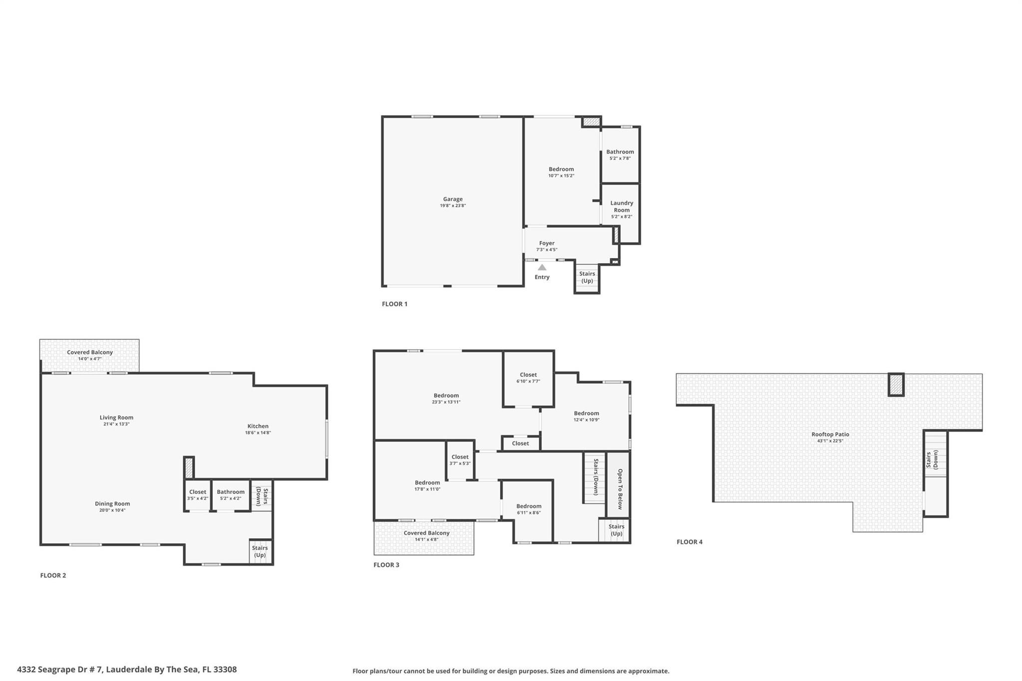 4332 Seagrape #7, Lauderdale By The Sea FL 33308