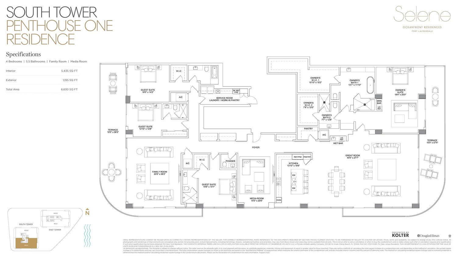 153 N Seabreeze #Ph 2601-s, Fort Lauderdale FL 33304