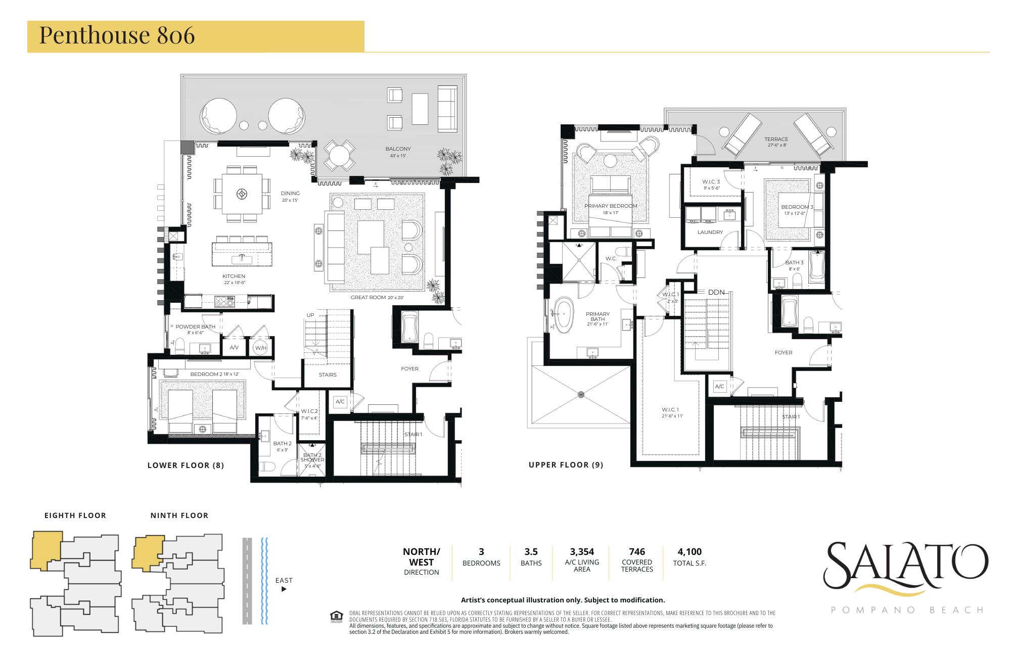 305 Briny #Ph 806, Pompano Beach FL 33062