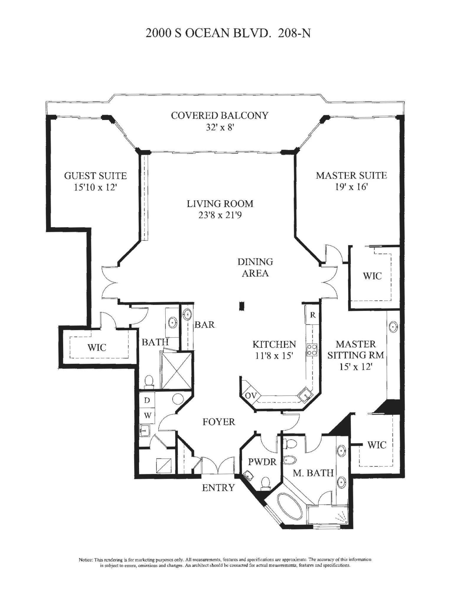 2000 S Ocean #208n, Palm Beach FL 33480