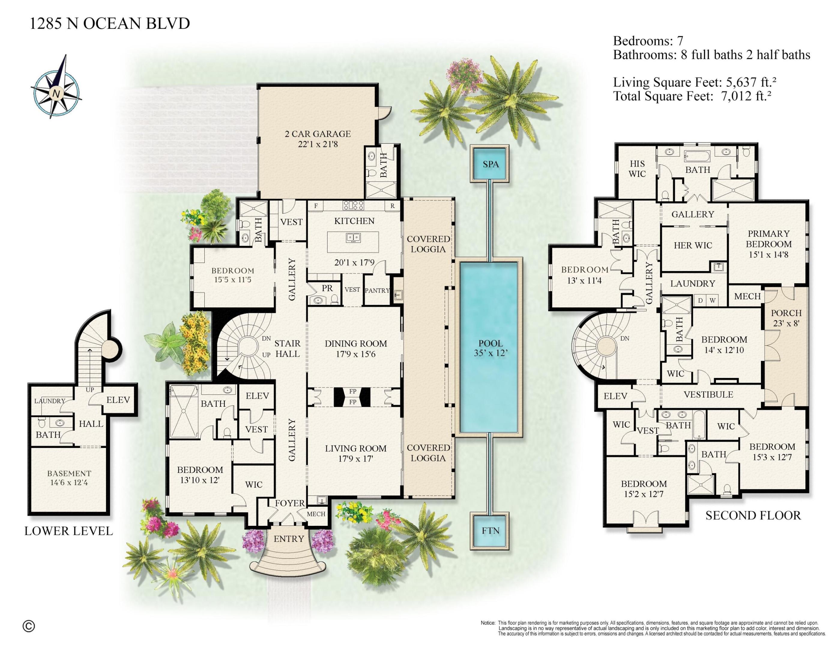 1285 N Ocean, Palm Beach FL 33480