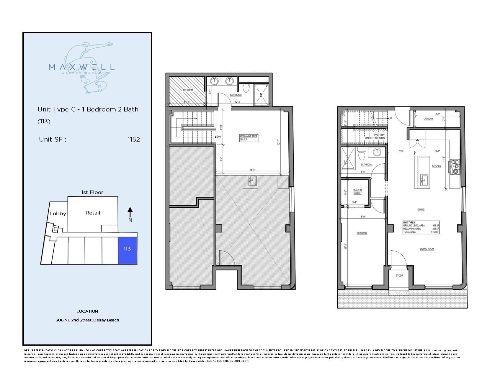 306 NE 2nd #Loft Unit 113, Delray Beach FL 33483