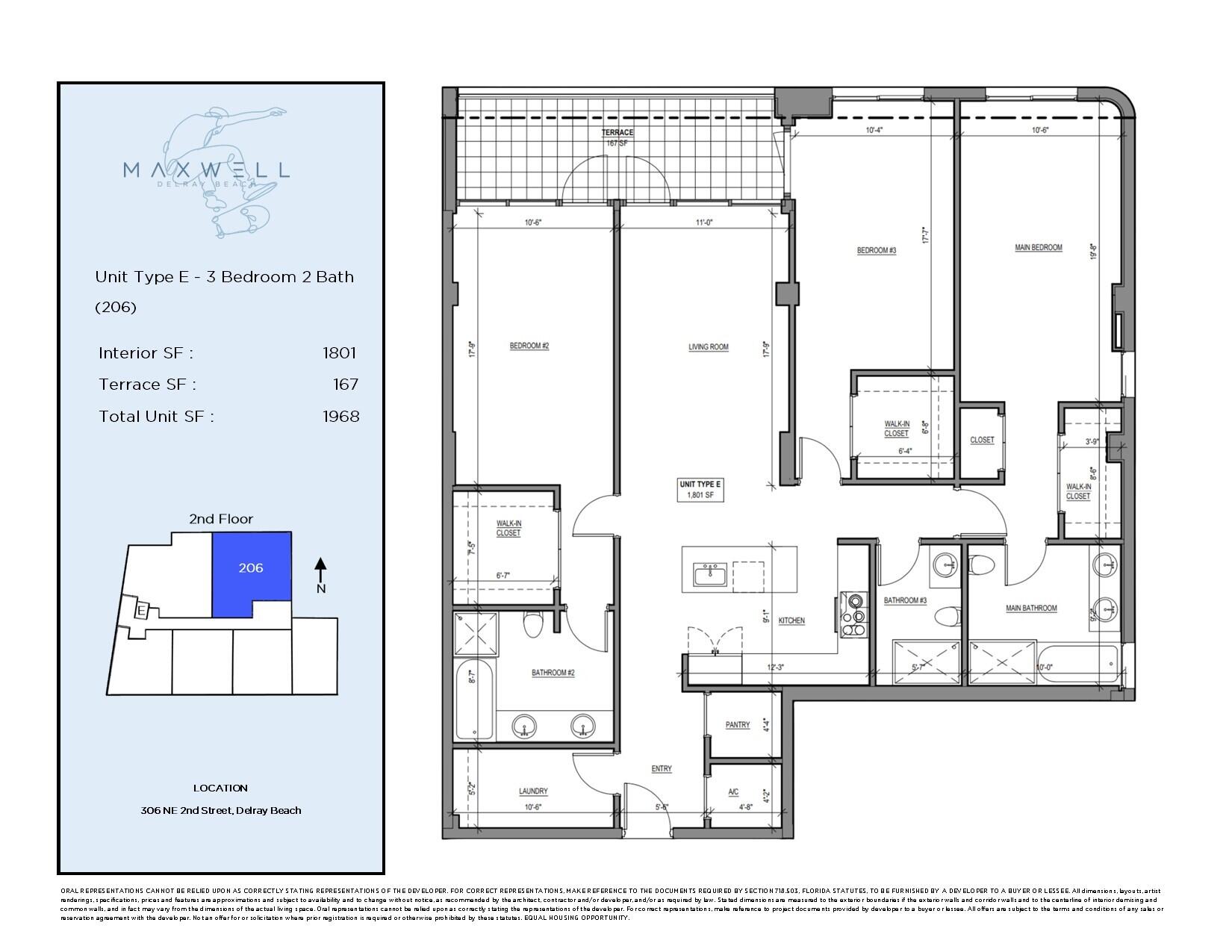 306 NE 2nd #Unit 206, Delray Beach FL 33483