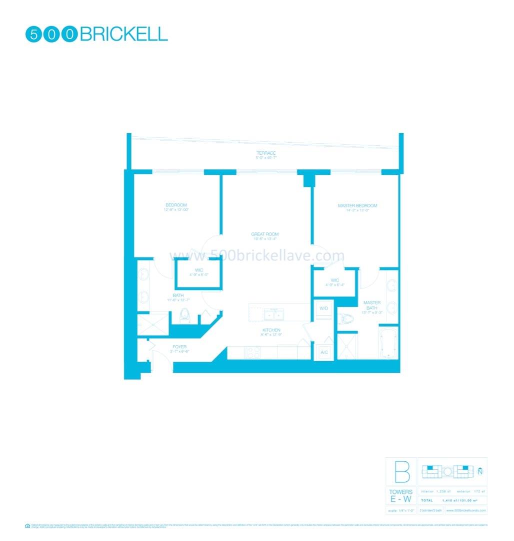 55 SE 6th Street #2103, Miami FL 33131