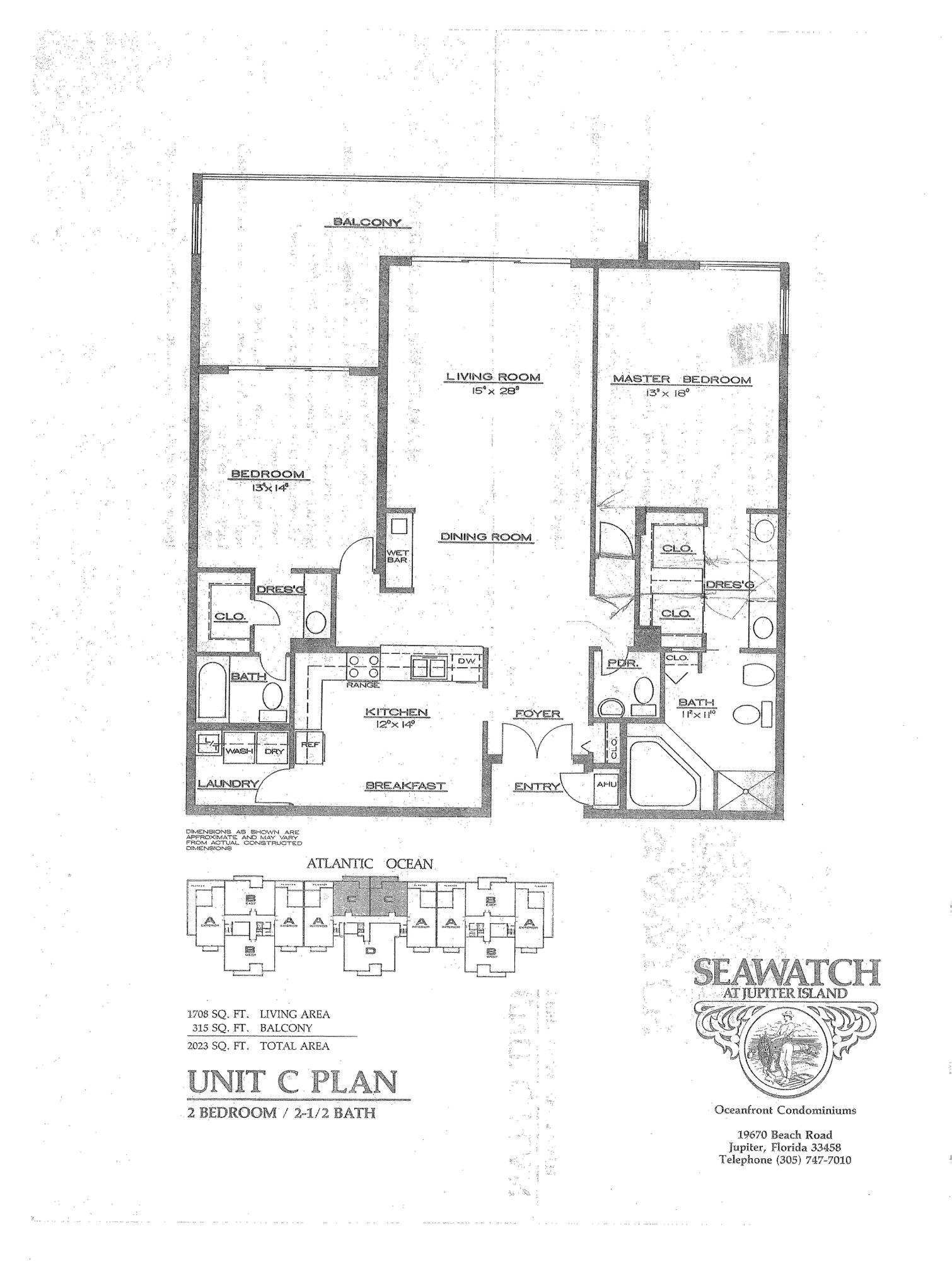19670 Beach #C513, Jupiter FL 33469