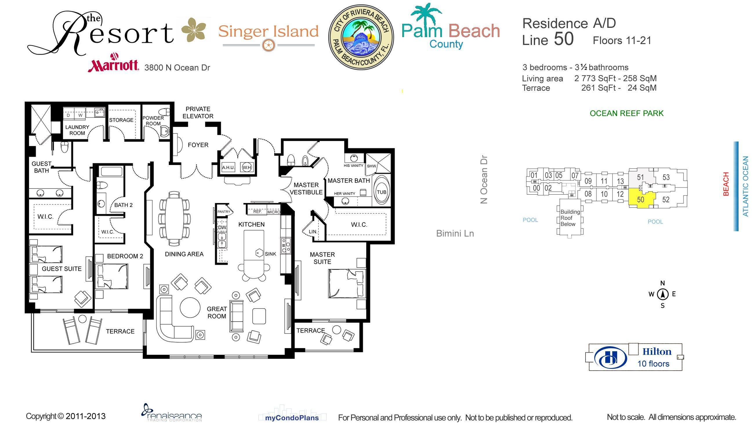 3800 N Ocean #2050, Singer Island FL 33404